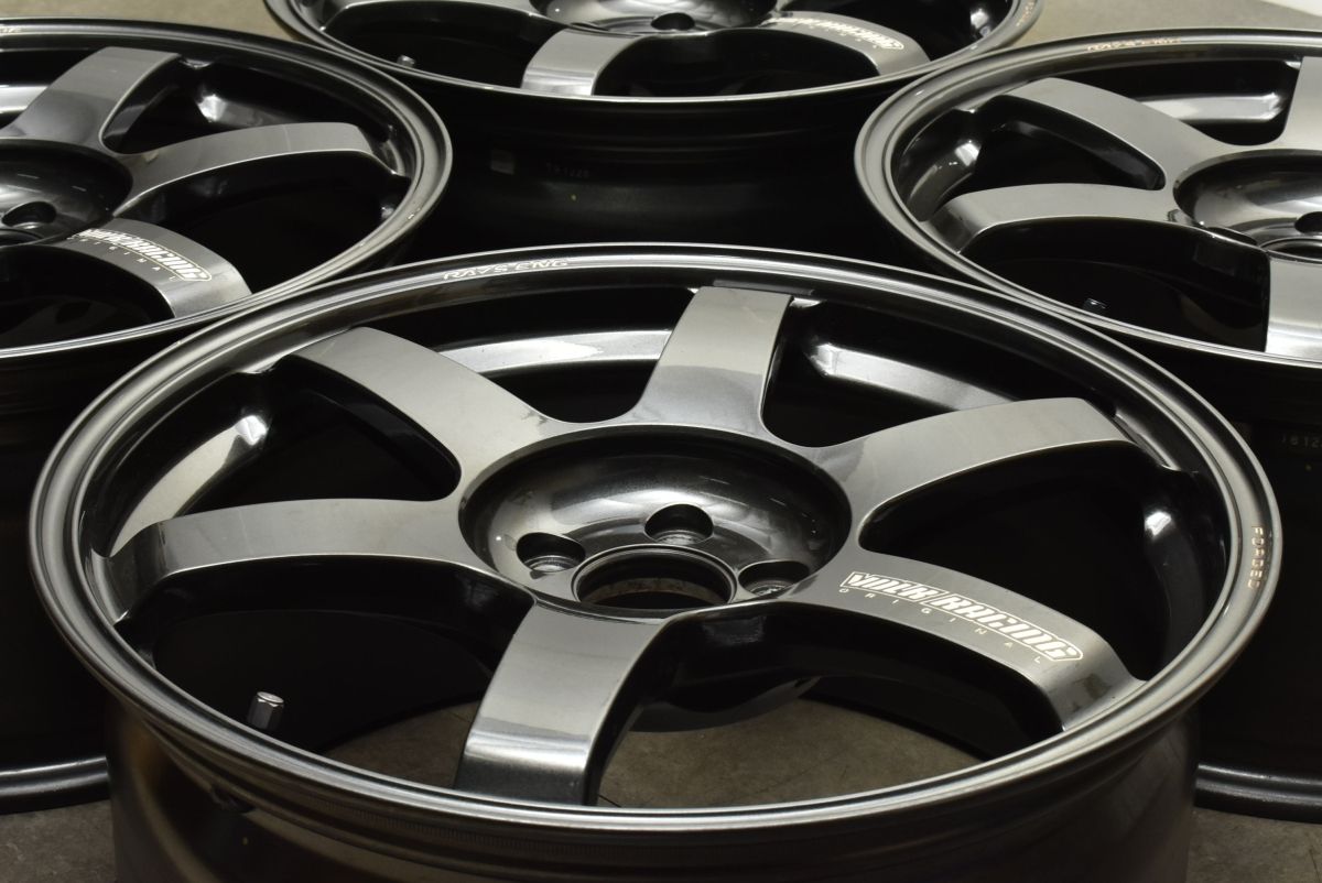 鍛造 人気 レイズ ボルクレーシング RAYS VOLK RACING TE37 SAGA 18in 8.5J 45 PCD100 5穴 CT200h プリウス 86 BRZ インプレッサ