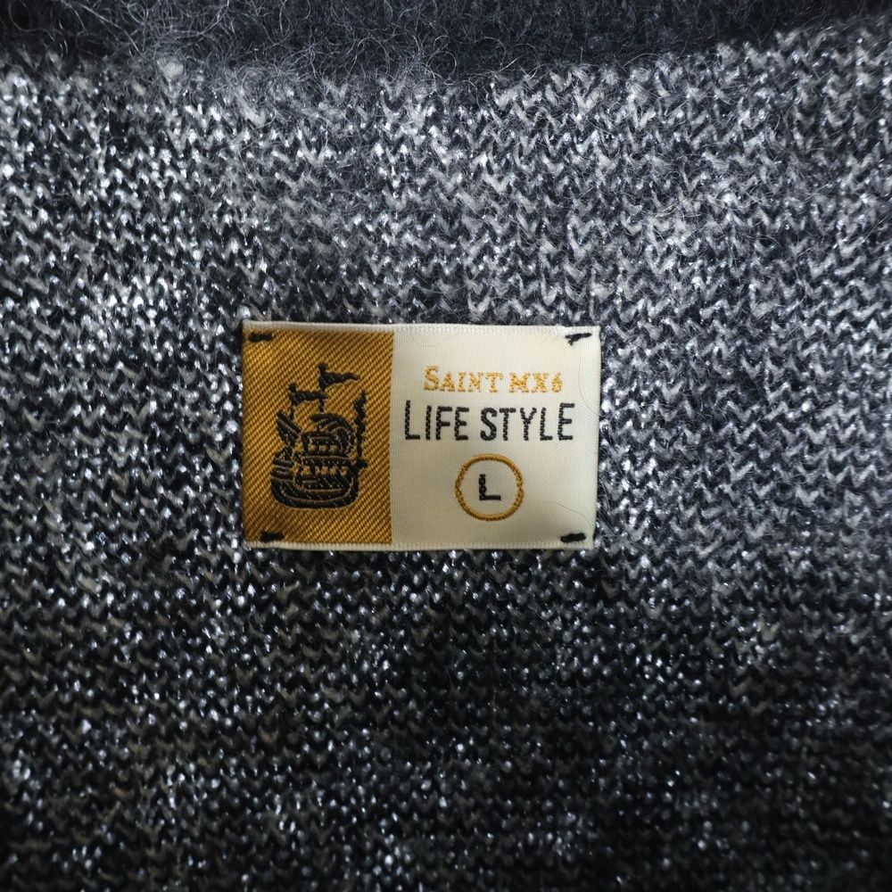 Saint ロゴ入りニット　L セントマイケル モヘアニット Saint ロゴ入りニット L セントマイケル モヘアニット SAINT