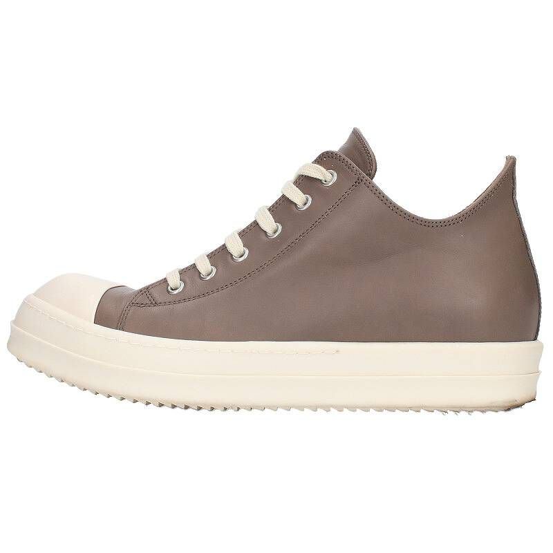 リックオウエンス RU02B2891 LOW LEATHER SNEAKERS ローレザー