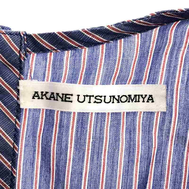 AKANE UTSUNOMIYA / アカネウツノミヤ | ストライプ ドルマンスリーブ  