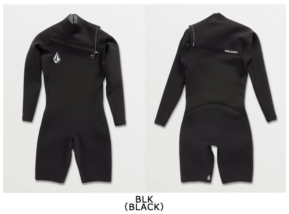 2025継続 VOLCOM 2 mm LONG SLEEVE ボルコム モジュレーター チェストジップ ロンスプ mmｘ2 ウェットスーツ サーフィン ジャージ 春夏秋用 海外モデル
