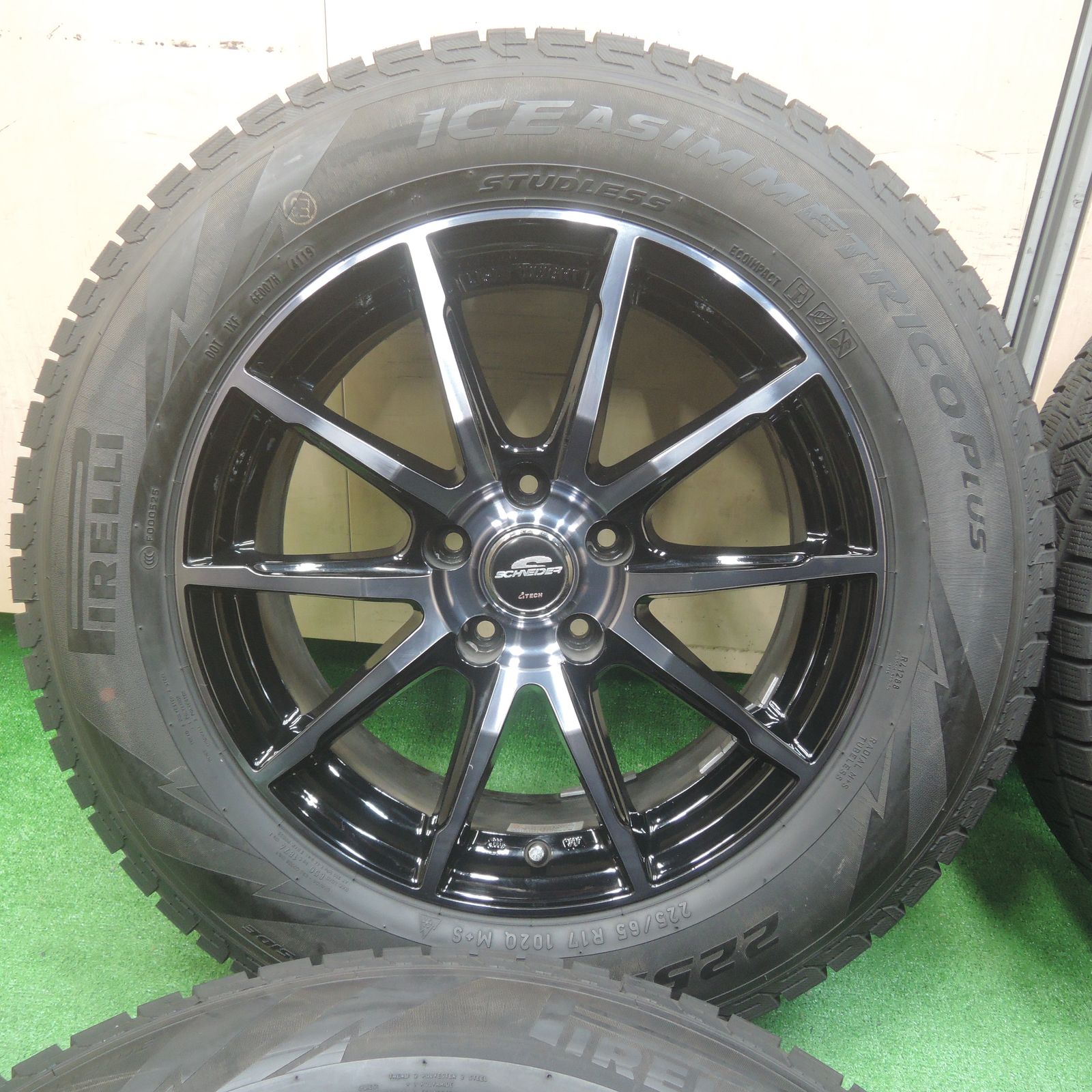 楽天市場】スタッドレスタイヤホイール4本セット 225/65R17 ハリアー