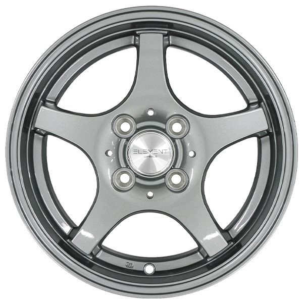 タイヤホイール 4本セット ELEMENT SW247 165/55R14 14インチ 4.5J +45