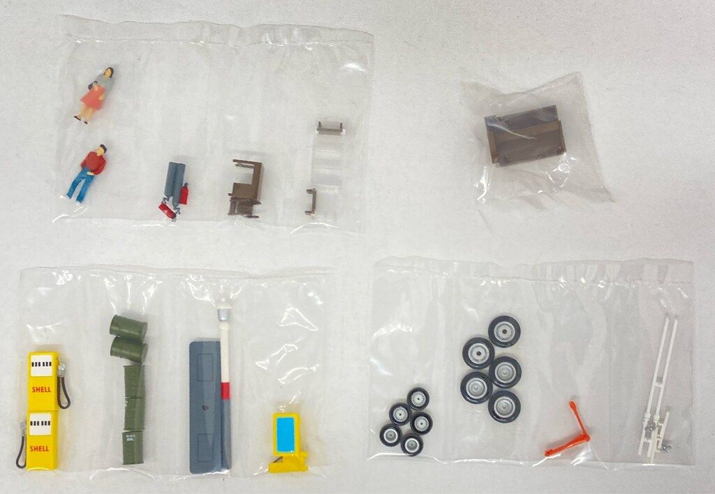 トミーテック トミカラマVINTAGE ガソリンスタンド(シェル) 02a