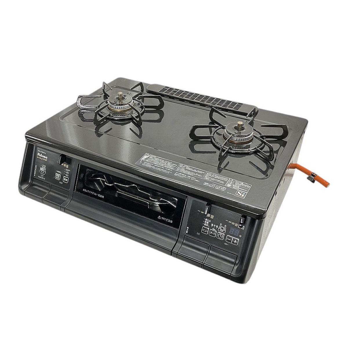 Paloma PA-370WA-L エブリシュフ 2口 ガスコンロ LPガス用 パロマ W9909165