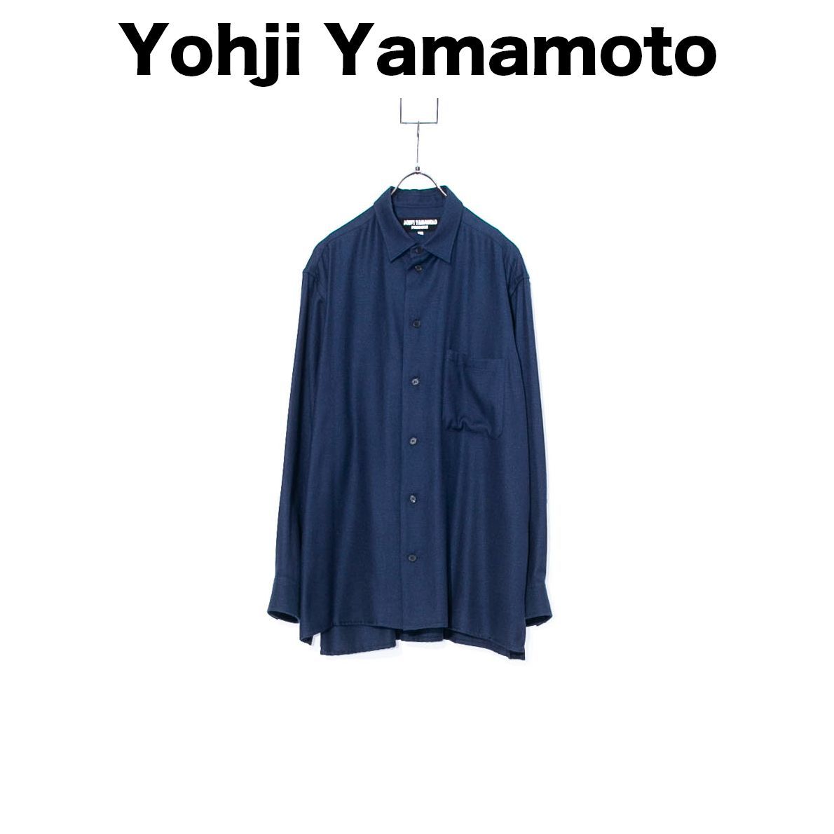 Yohji Yamamoto　ヨウジヤマモト　ツイルシャツ　HY-B39-145