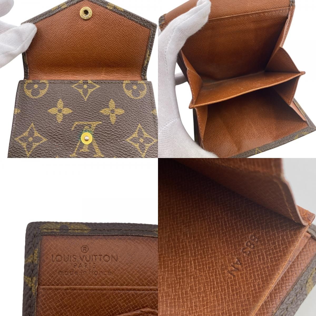 ルイヴィトン LOUIS VUITTON M61660  財布 ブラウン 茶 楽天市場】ルイヴィトン M61660 ポルトモネ・ビエ Wホック 旧 二