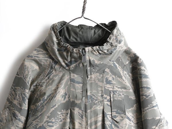 米軍実物 APECS ゴアテックス デジタル タイガーカモ 迷彩 ジャケット Lミリタリージャケット