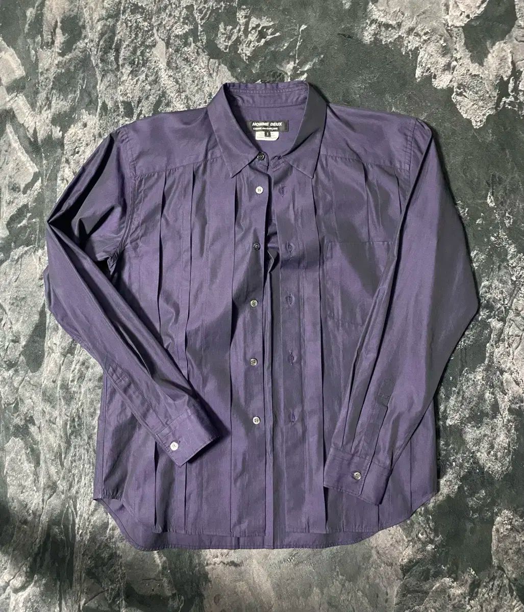 COMME des GARCONS コム デ ギャルソン ホームデュース プリーツ シャツ s
