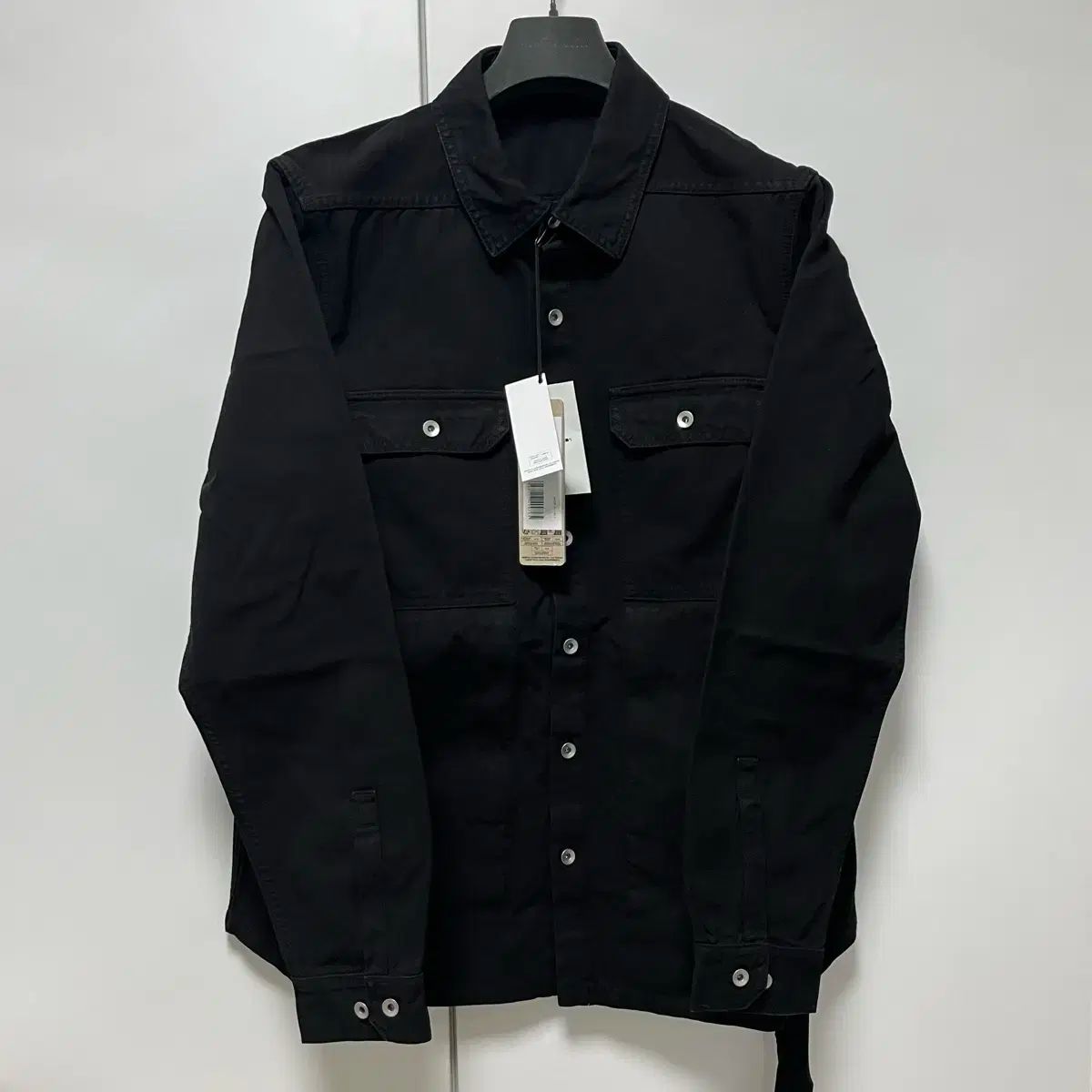 新品 L Rick Owens(リックオウエンス) ダークシャドウ 25ss 黒 シャツ 