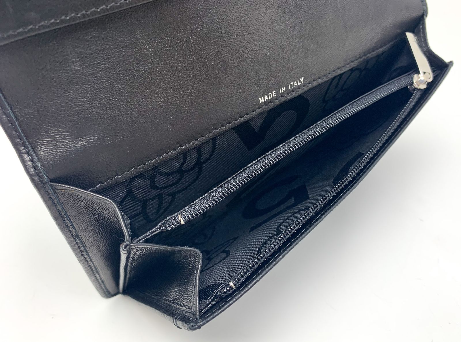 CHANEL シャネル 黒 ニューマドモアゼル ココマーク 2つ折りサイフ 長