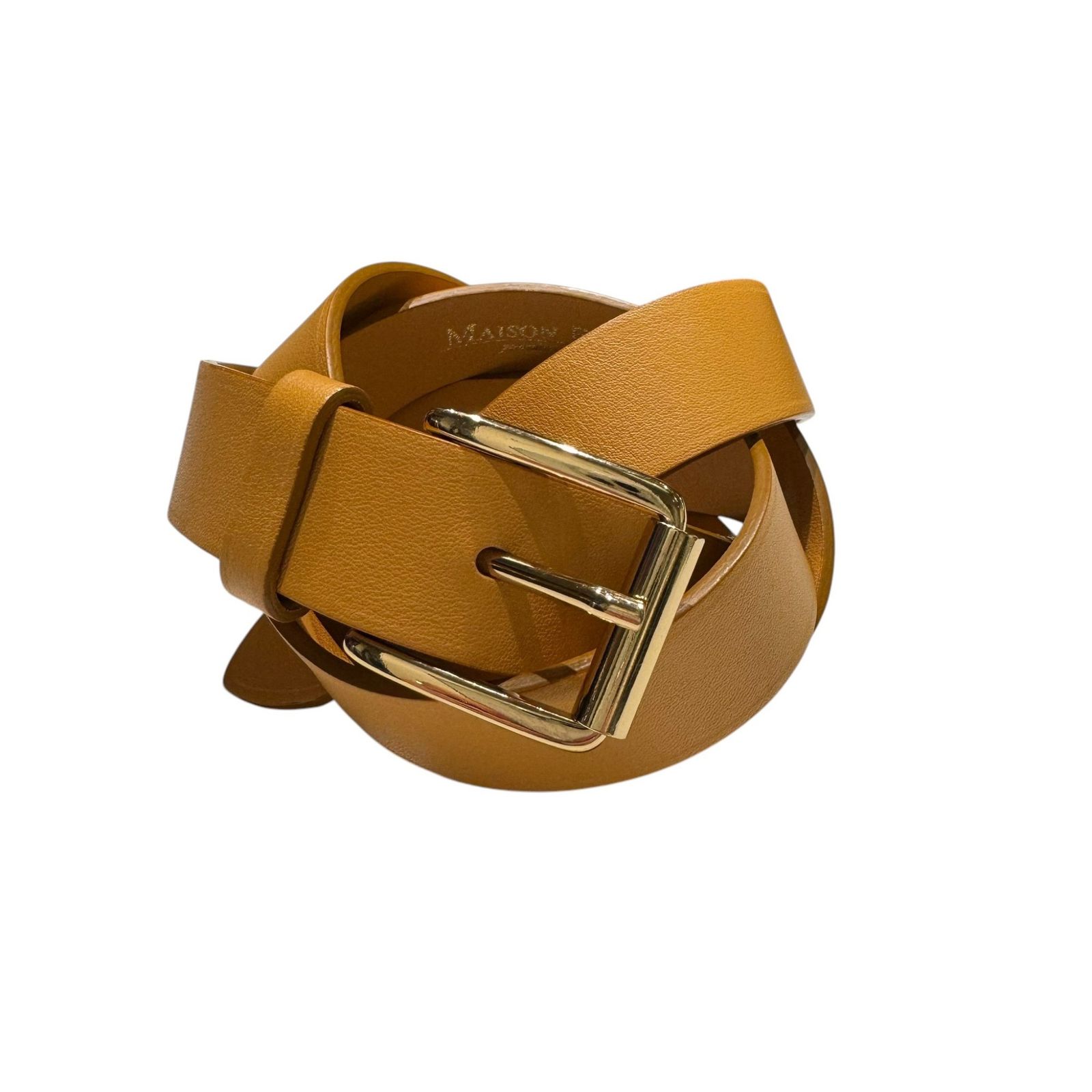 MAISON BOINET (メゾンボワネ) ⑤ 91136 G ゴールドバックルレザー