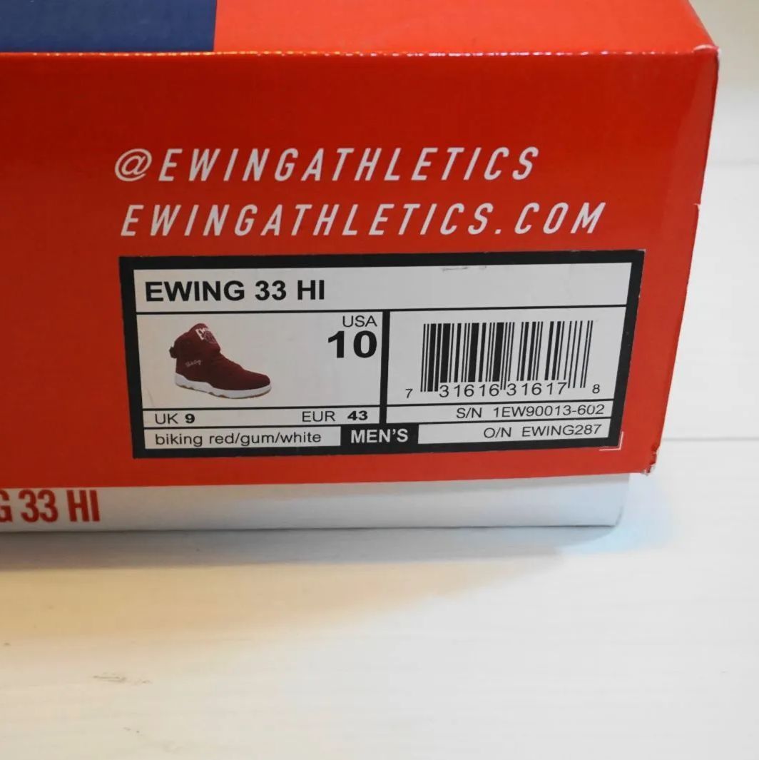 新品/未使用】US10 (28cm) ラスト1足☆Ewing 33 Hi /スエード