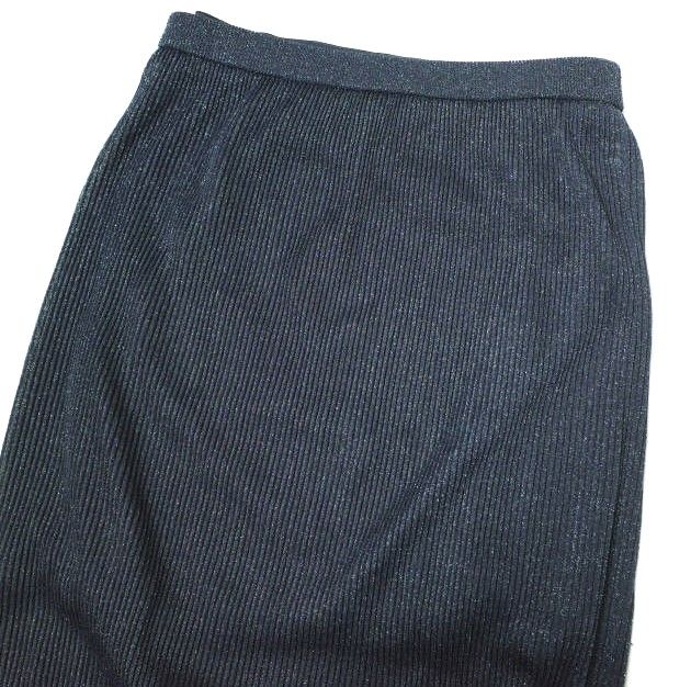 H BEAUTY&YOUTH エイチ ビューティーアンドユース 日本製 LAME PLEATED LONG SKIRT ラメプリーツロングスカート 1624-299-3644 Free NAVY イージー ボトムス【中古】【H BEAUTY&YOUTH】 H BEAUTY&YOUTH エイチ ビューティーアンドユース 日本製 LAME PLEATED