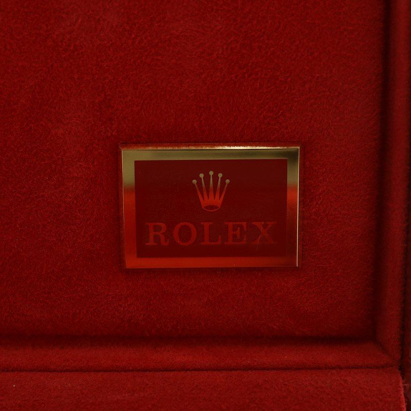 ロレックスの空箱 ロレックス ROLEX 保存箱 外箱 空き箱 腕時計用 レザー ロゴ 赤