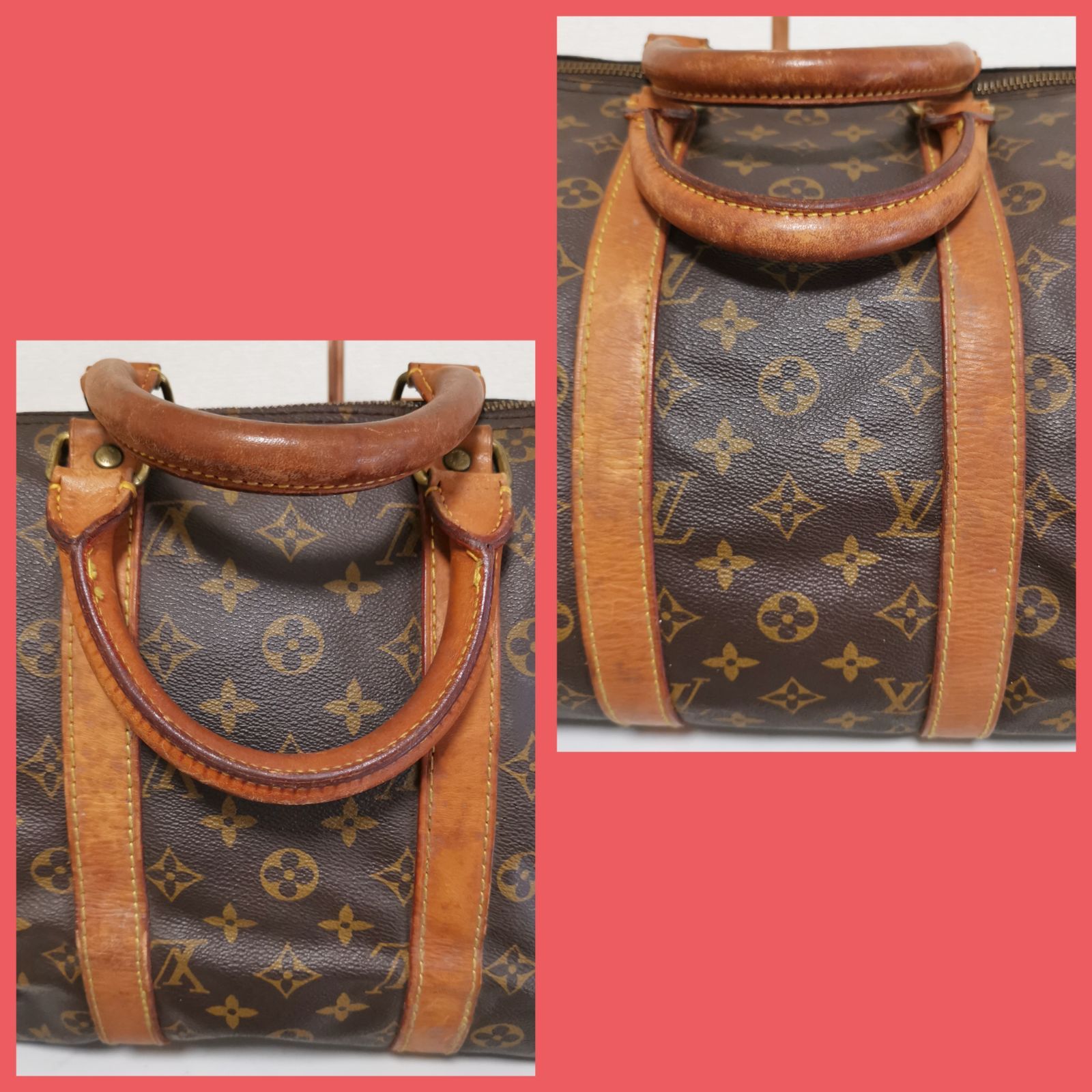 良品】ルイヴィトンLOUIS VUITTON キーポル45 モノグラム柄