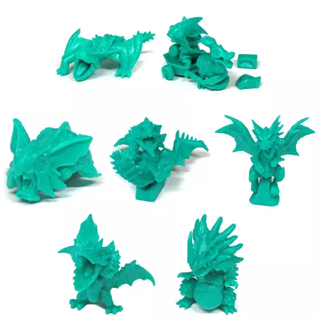 中古】トレーディングフィギュア 全7種セット(緑