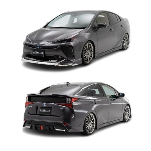 WALD EXECUTIVE LINE TOYOTA トヨタ PRIUS プリウス 50系 ZVW50 ZVW55 フルキット 4点 H30.12-R5.1 ヴァルド エアロセット エアロキット エアロ パーツ