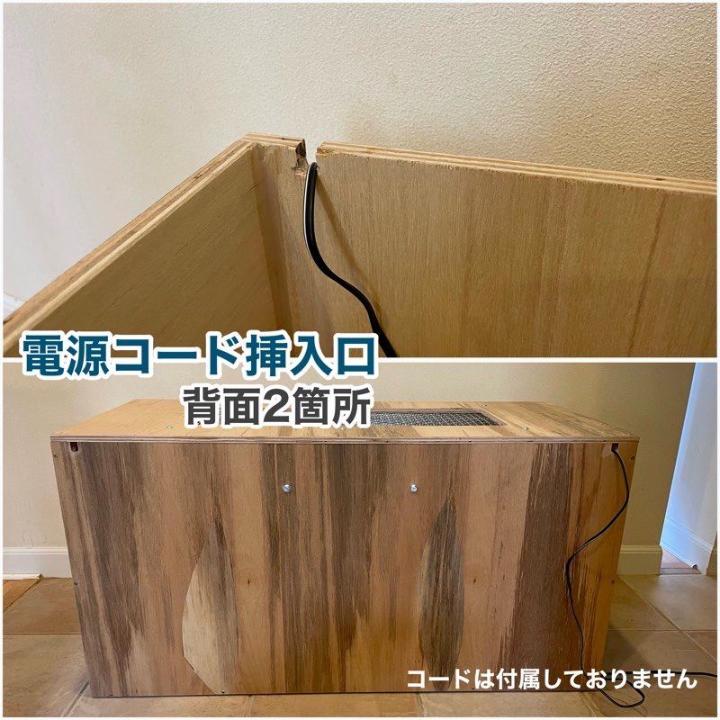 広葉樹板仕様　木製ケージ　900×600 フトアゴ　ハリネズミ  送料込 プロフ 広葉樹板仕様 木製ケージ 幅75 奥行き40 ハリネズミ フトアゴ
