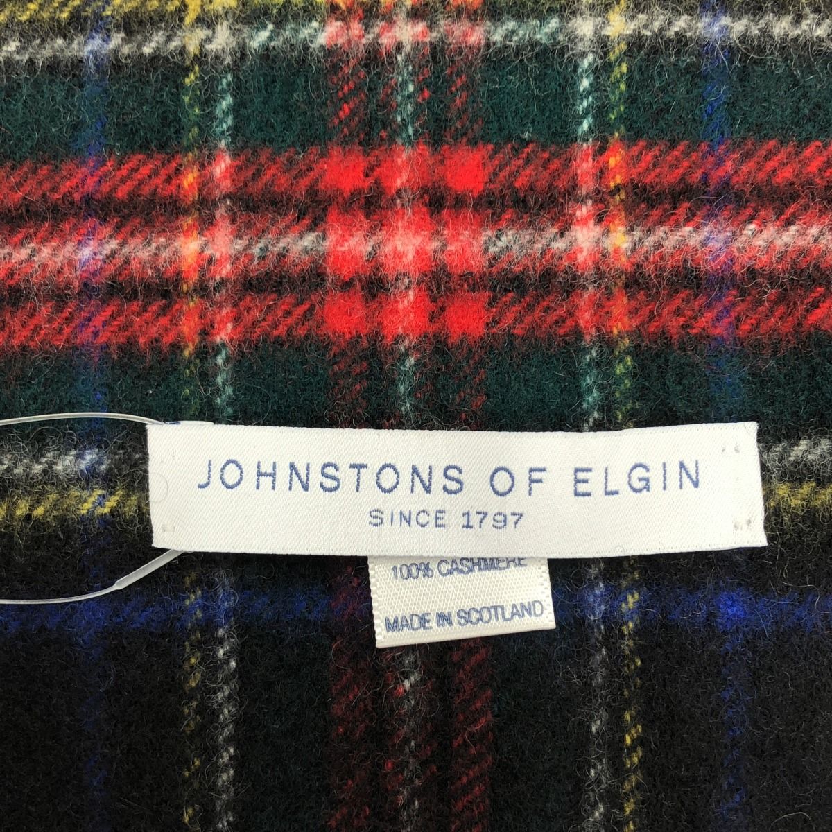 JOHNSTONS OF ELGIN ペイズリー柄ストール johnstons of elgin