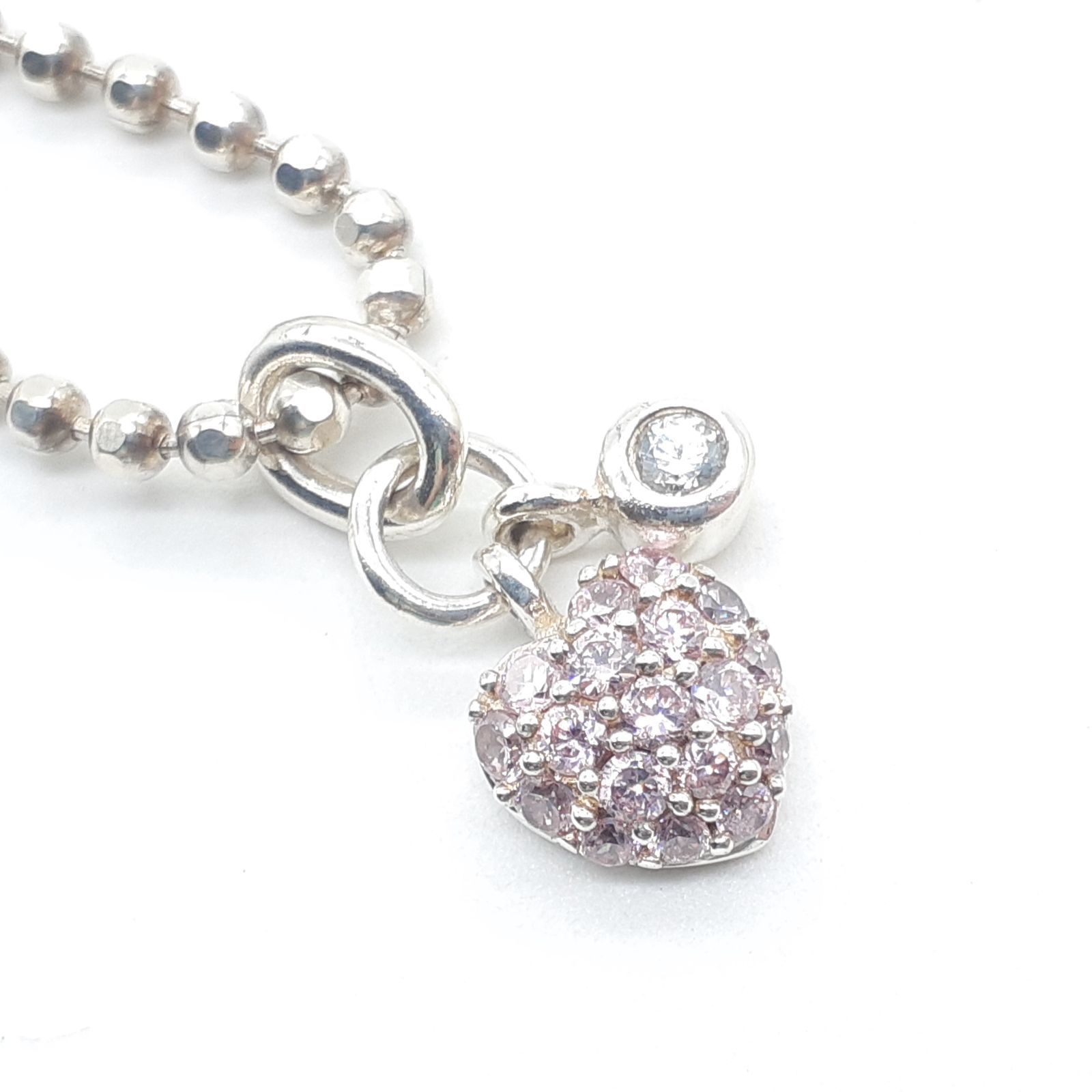 Folli Follie フォリフォリ ネックレス SILVER 925 シルバー ピンク 
