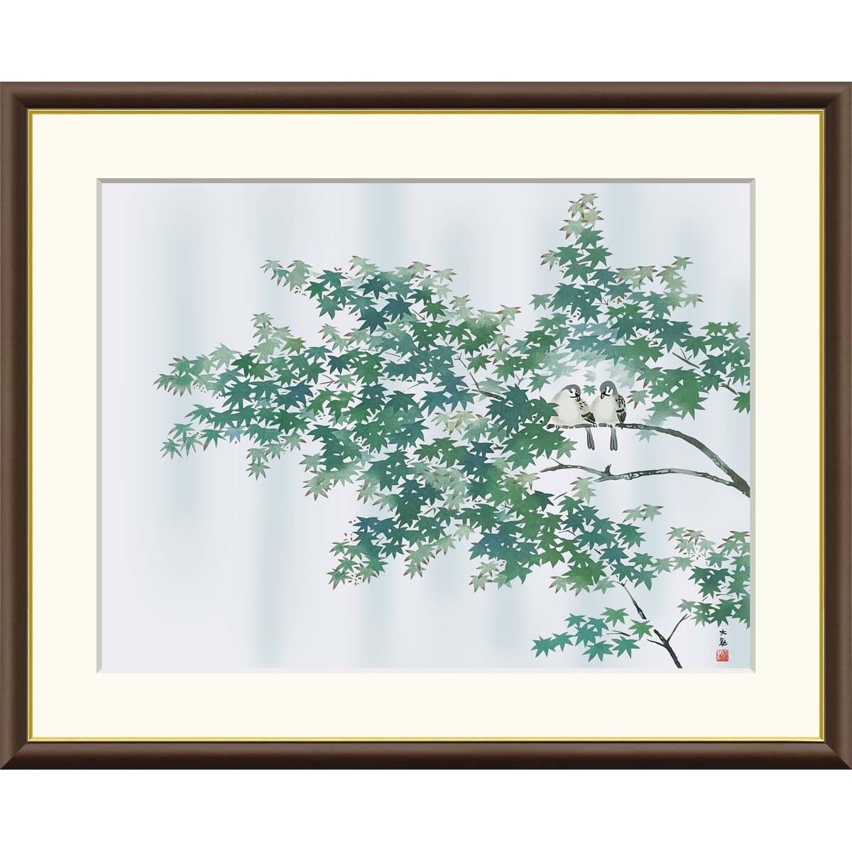 掛軸 山水画 台湾購入 美術展入選品(昭和四十五年) 掛軸 山水画 台湾