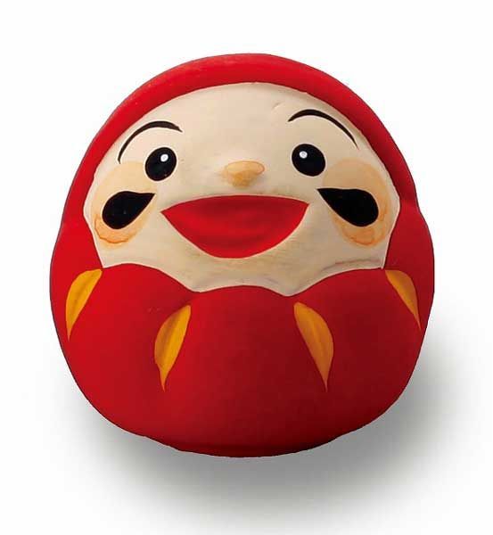 陶器製置物 だるま ディスプレイセット アソート１５Ｐセット K5807 2セット目～大幅値引き対象商品 縁起物 招福 開運 飾り まとめ買い レトロモダン かわいい ミニ プチ 雑貨 ファンシー マスコット 達磨 紅白 赤 白 金