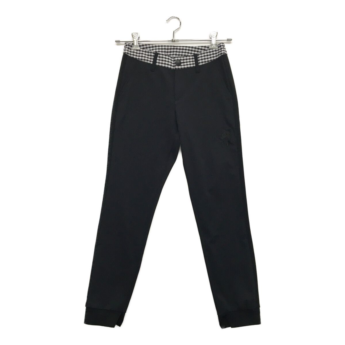 Dance With Dragon - coco 中古 ダンスウィズドラゴン DANCE WITH DRAGON レディース パンツ 2(M) 黒 ロングパンツ ストレッチ チビドラ 中古 レディース ダンスウィズドラゴン DANCE WITH DRAGON