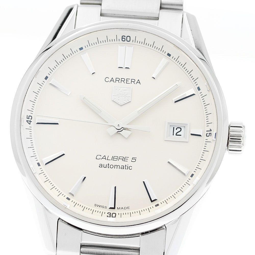 タグホイヤー TAG HEUER WAR211B カレラ キャリバー5 デイト 自動巻き メンズ箱 保証書付き_908544