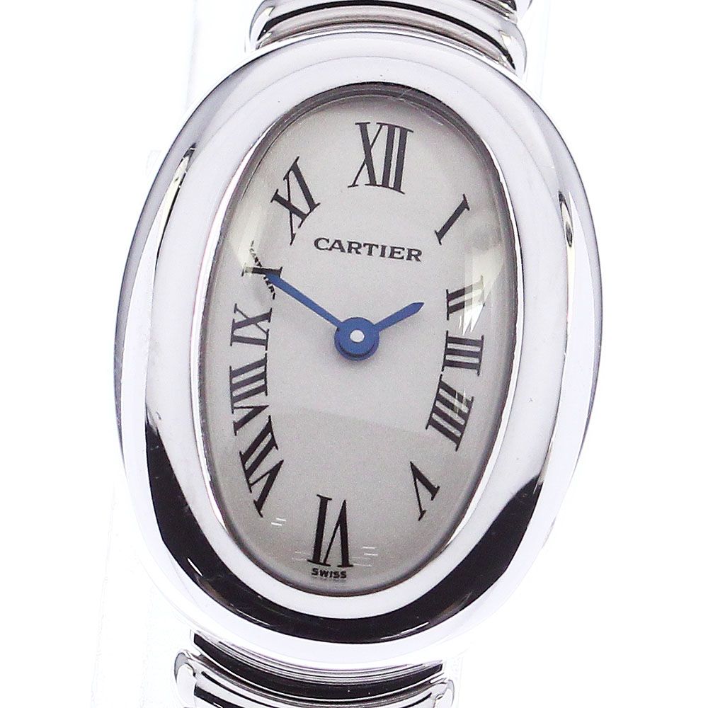 CARTIER】カルティエ ミニベニュワール K18WG 15189L2 クォーツ