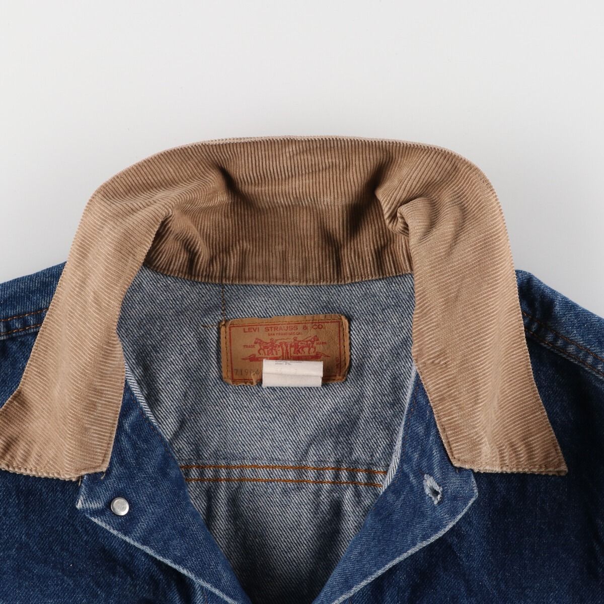 古着 80年代 リーバイス Levi's 71904 0217 コーデュロイ襟