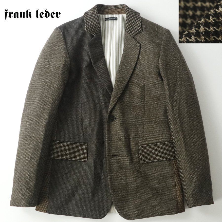 参考価格￥95，040- 極美品 ドイツ製 FRANK LEDER フランクレダー 2016年AW ALL STAR WOOL JACKET クレイジー ツイード ジャケット XS(JP:S