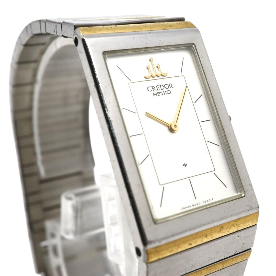 稼動品 CREDOR クレドール SEIKO メッシュベルト 腕時計 ドレス 【2024