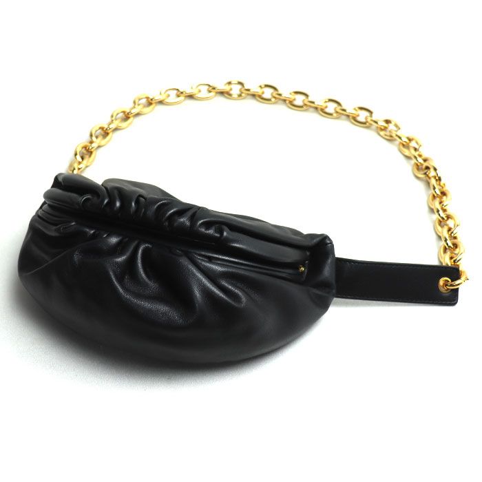BOTTEGAVENETA ボッテガヴェネタ ザ チェーンポーチ ボディバッグ ブラック 651445 レディース