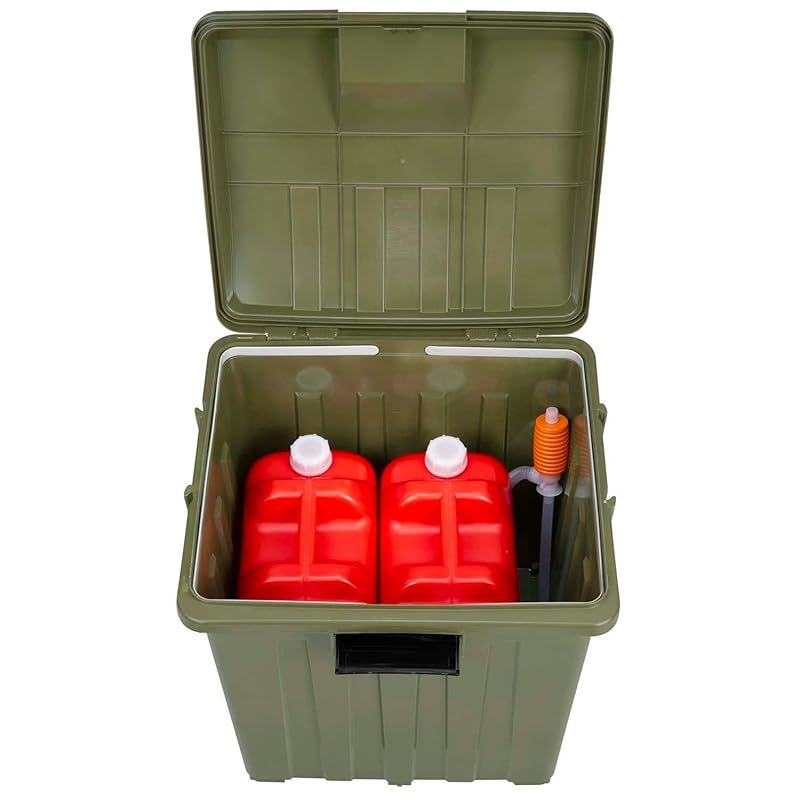 .co.jp 新輝合成 Shinki Gosei トンボ ゴミ箱 連結 ハンドル付 90リットル カーキグリーン 2個セット 幅54×奥行46.5×高さ62cm 蓋付き 分別 丈夫 屋外 ベランダ 大きい アウトドア 日本製