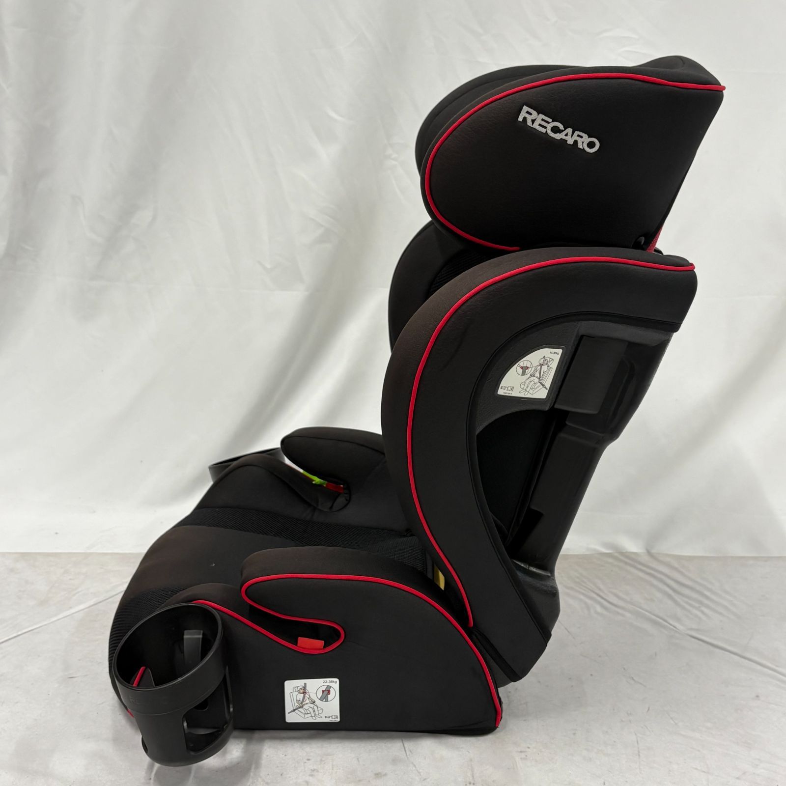 レカロ　RECARO ジュニアシート J3 カップホルダー付き おまけ付き RECARO レカロ ジュニアシート J3 シュヴァルツ カップホルダー