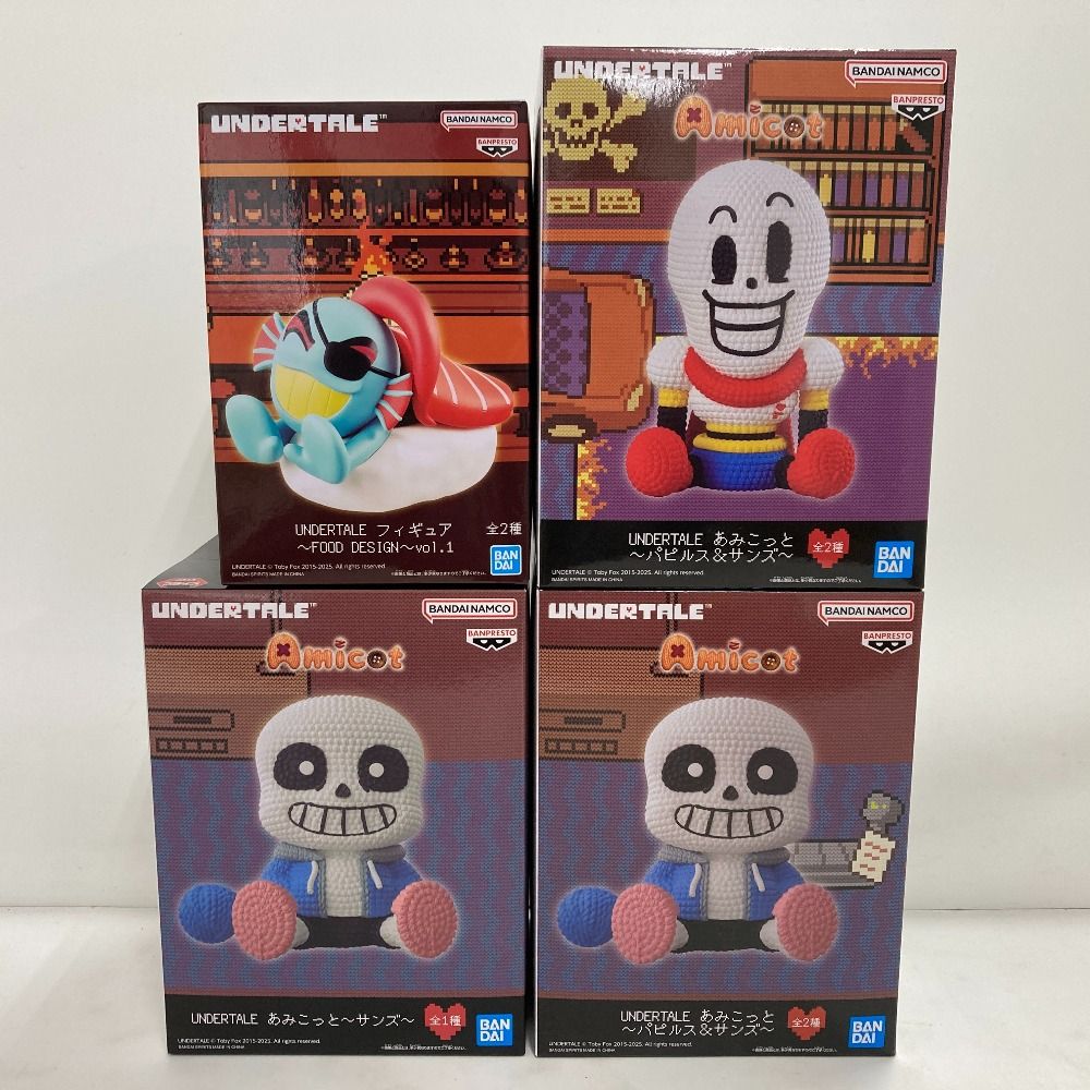 あみこっと　UNDERTALE FOOD DESIGN フィギュア UNDERTALE あみこっと FOOD DESIGN フィギュア8点セット - メルカリ