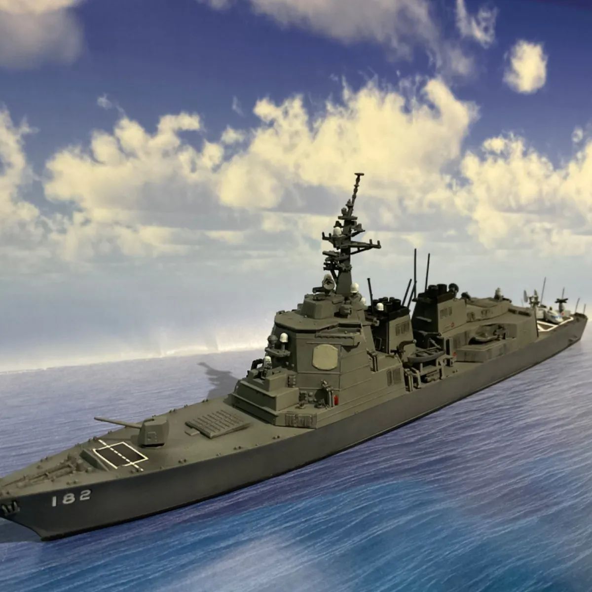 ジパング 国防軍 イージス艦みらい 完成品 海鳥付き - メルカリ