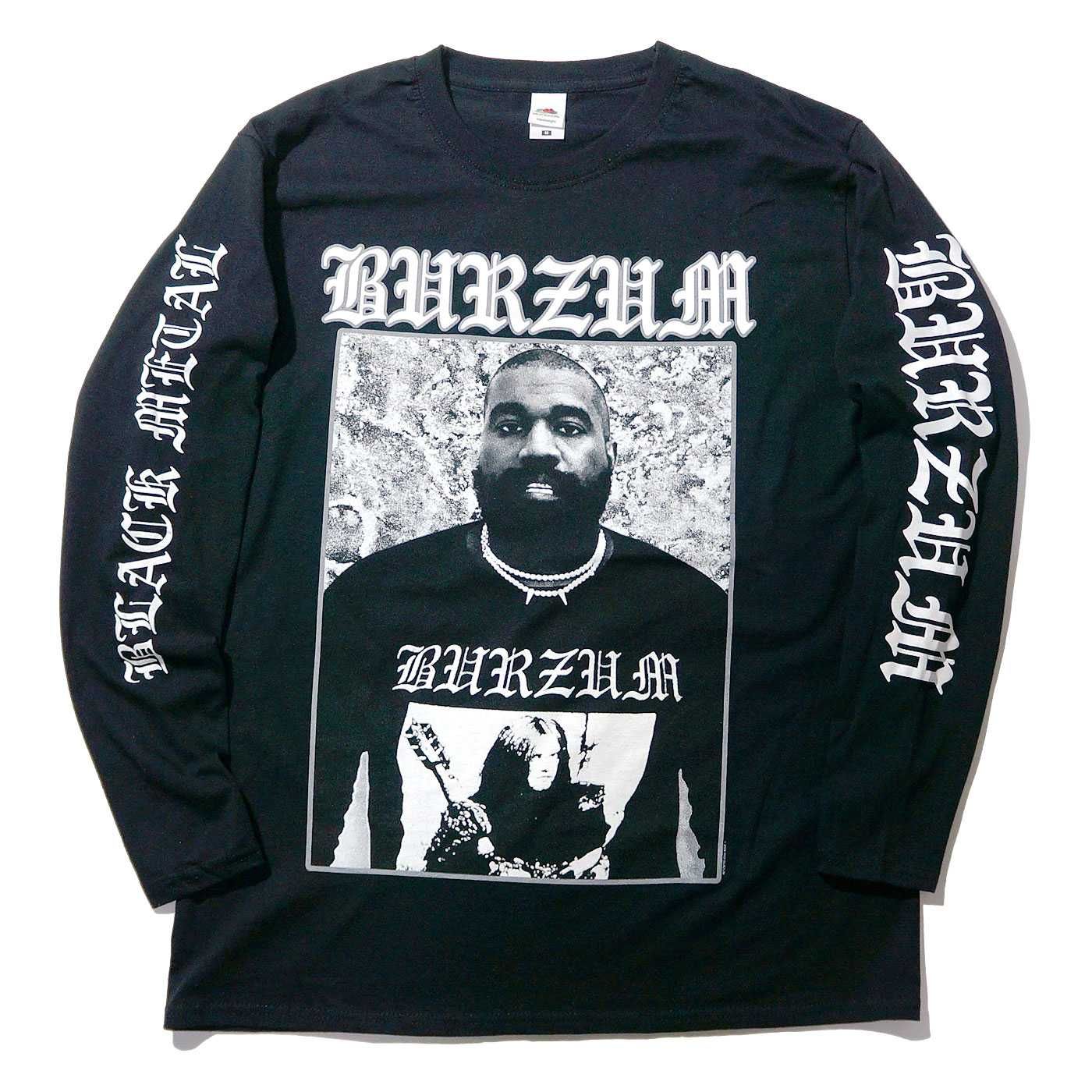 新品□BURZUM カニエウエスト 正規品 ロングスリーブTシャツ 長袖