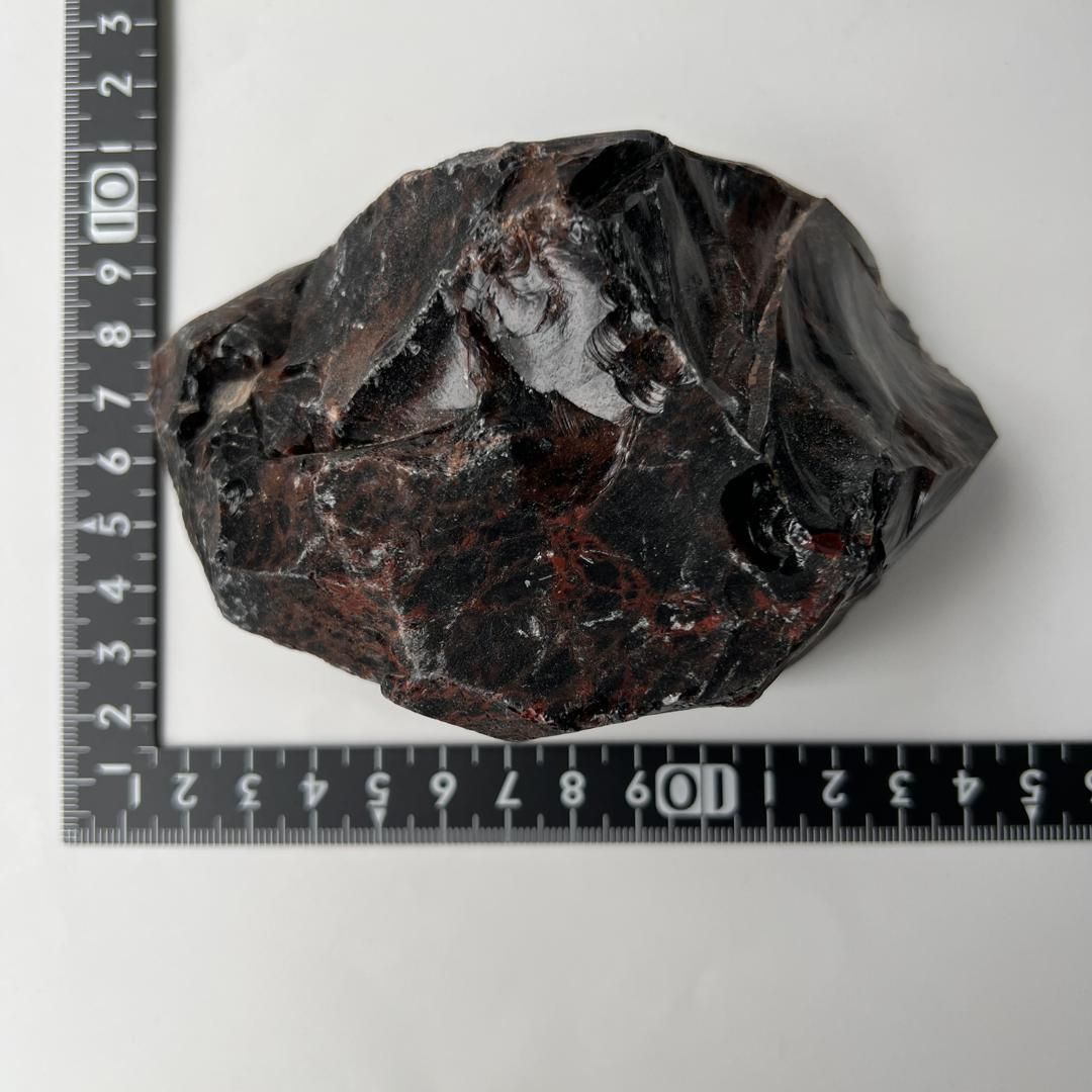 鉱物】北海道池田町産の十勝石など⑥（黒曜石・Obsidian・オブシディアン・玲瓏か？約