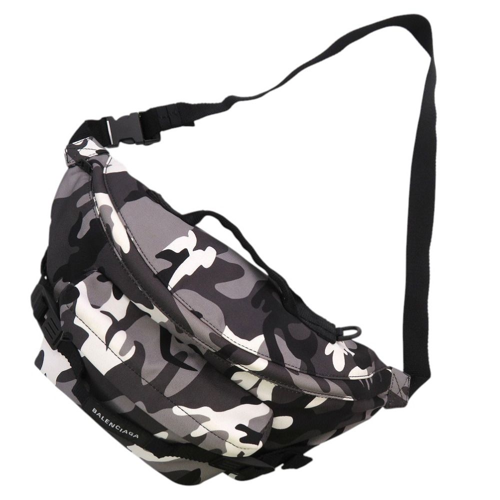 美品 バレンシアガ ボディバッグ ARMY カモフラ 644035 ウエストバッグ  