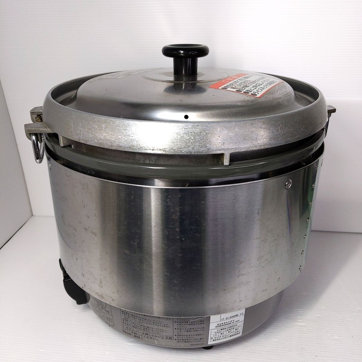 中古品】リンナイ ガス炊飯器 3.3升 プロパンガス 2017年製 RR-30S2〇  
