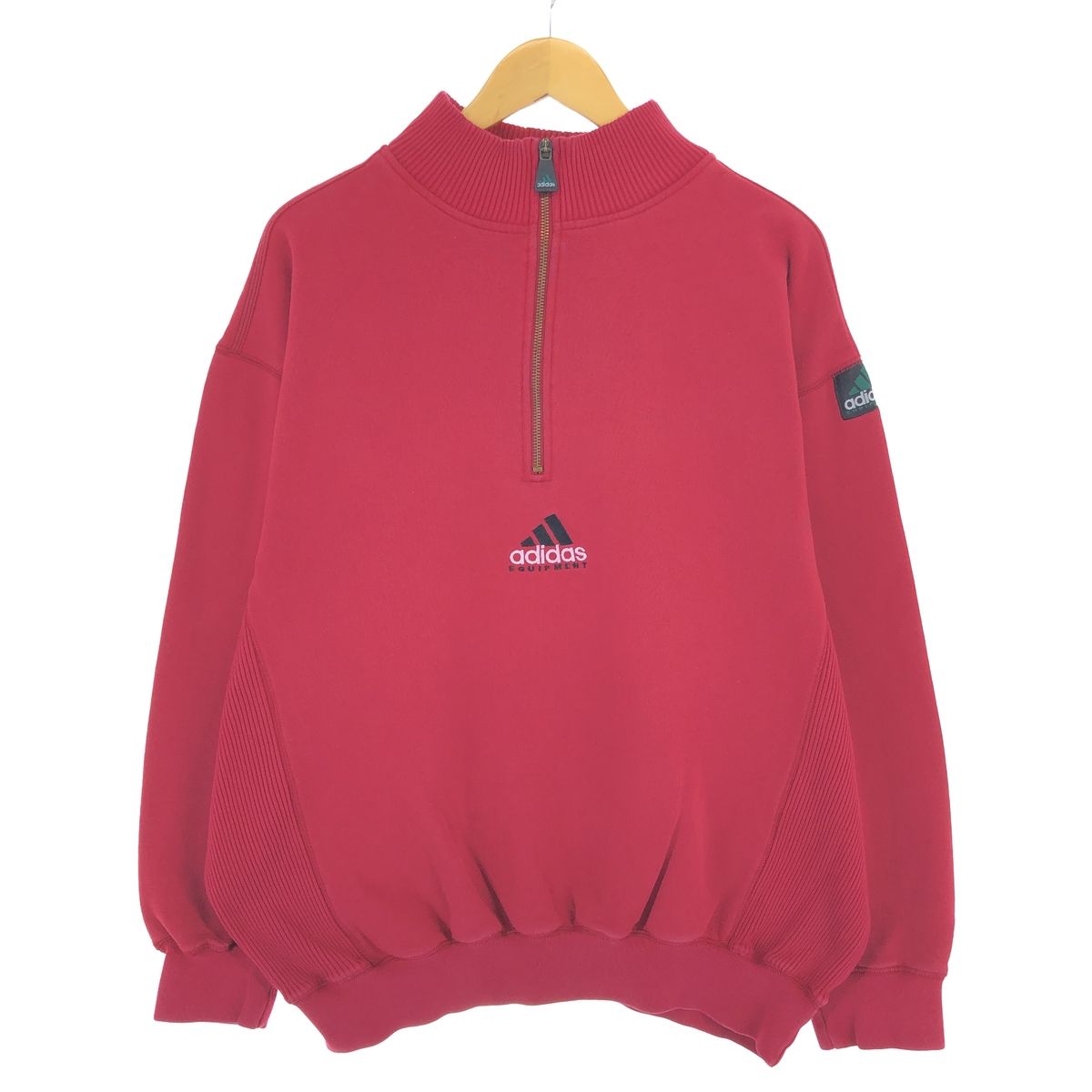 古着 90~00年代 アディダス adidas ハーフジップスウェットシャツ トレーナー メンズL相当 ヴィンテージ /eaa463398 古着 90~00年代 アディダス adidas ハーフジップスウェットシャツ