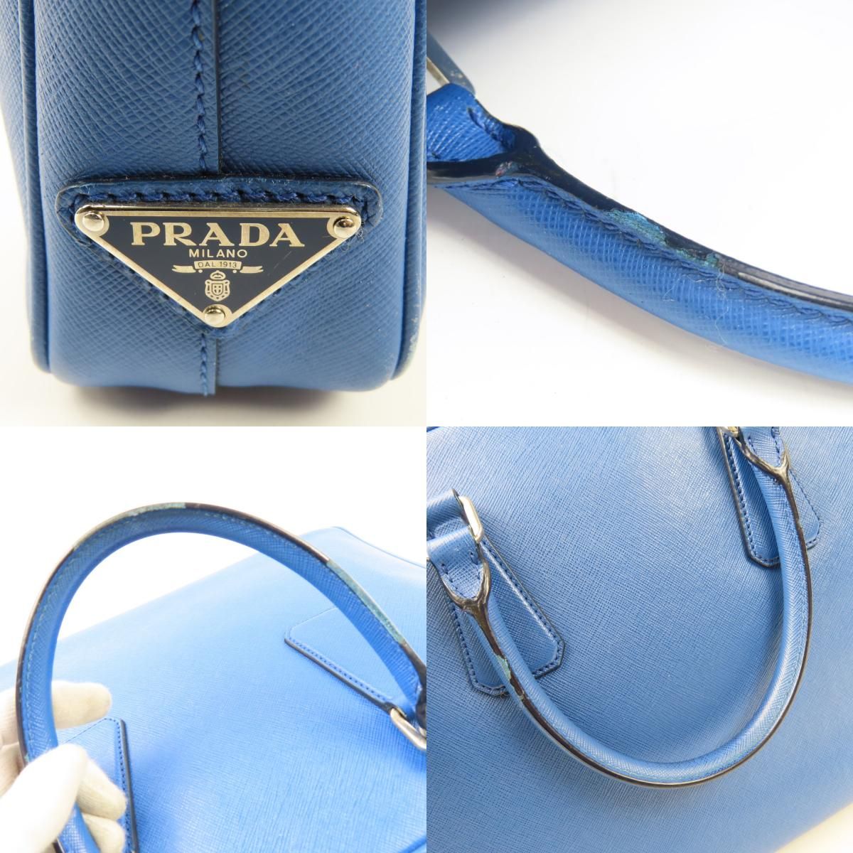 PRADAプラダ　ビジネスバッグ　ショルダーバッグ　ハンドバッグ　三角ロゴ PRADA プラダ 三角ロゴプレート ハンドバッグ ワンショルダー