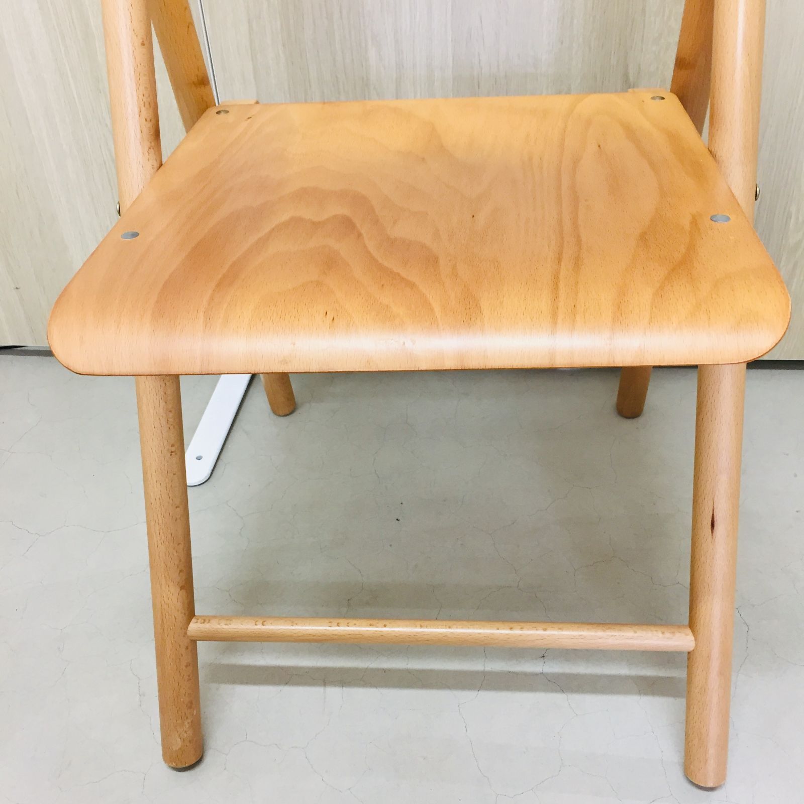 S ヴィンテージ 無印 MUJI 折りたたみチェア ブナ素材 インテリア 家具 椅子