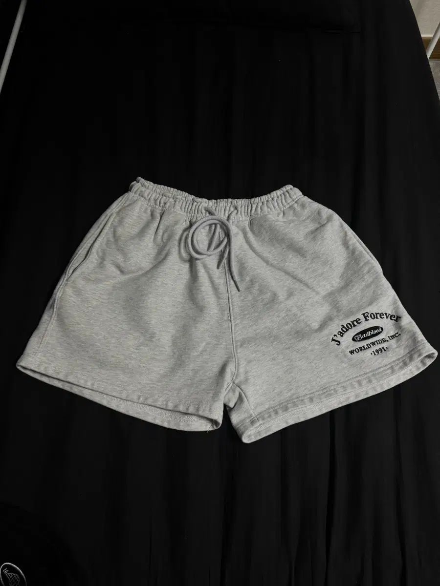 BADBLOOD(バッドブラッド) 半ズボン パンツ (グレー 黒 アッシュグレー  