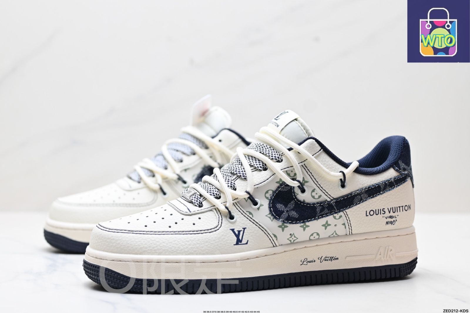 LOUIS VUITTON NIKE AIR スニーカー 全新未使用ナイキ エアフォース1 '07 LV8 ルイ・ヴィトン コラボ
