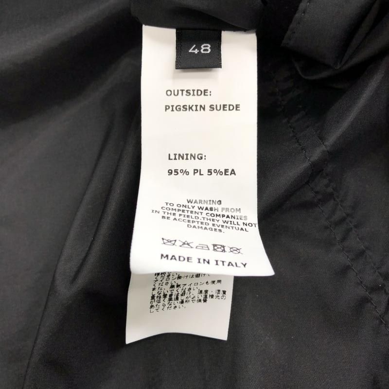 中古】EMMETI JURI SPECIAL CALF SUEDE シングルライダース 48  