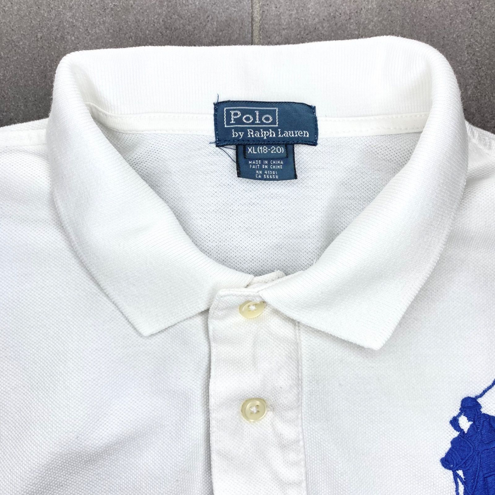 Polo ポロラルフローレン ビッグポニー刺繍 No.3パッチ ホワイト