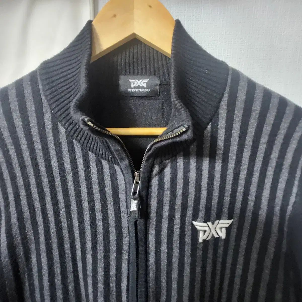 ストライプ ニット